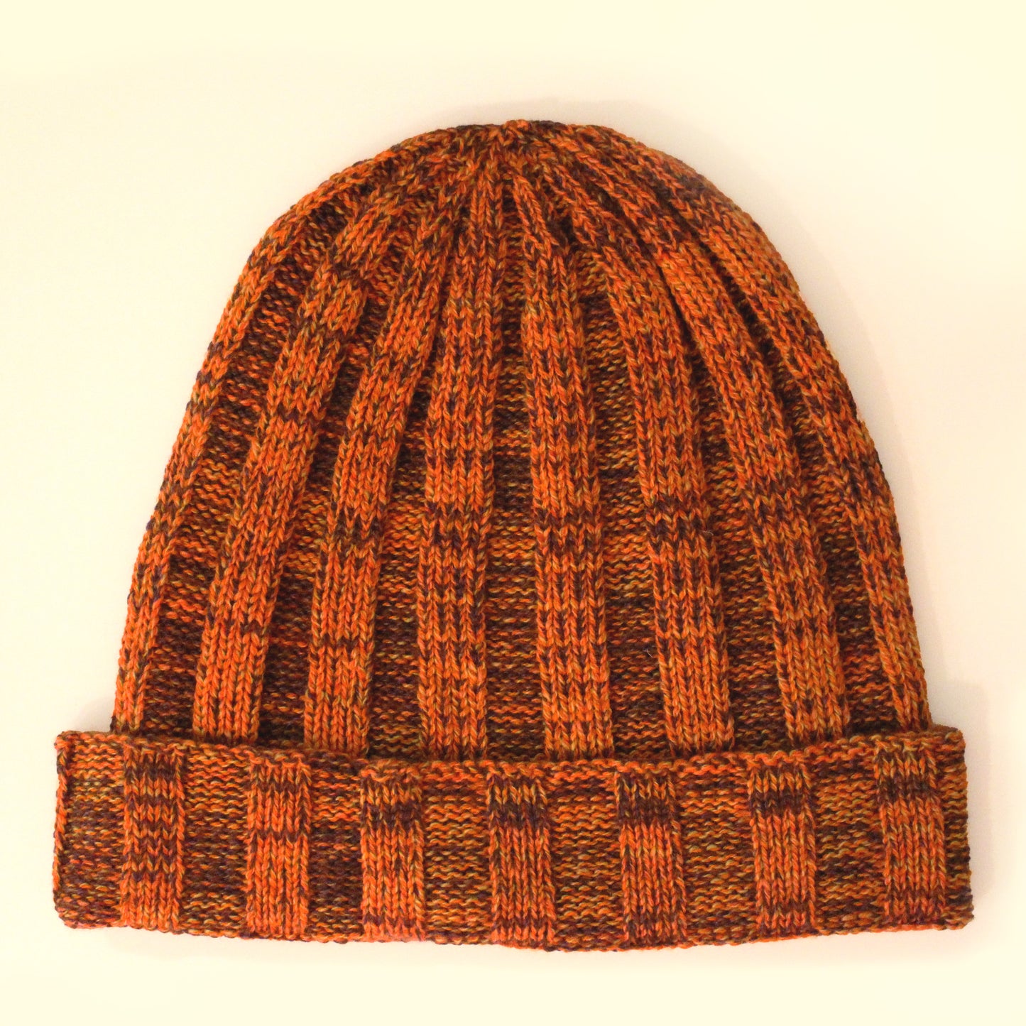 SEAMLESS MOCK RIBS CASHMERE BEANIE